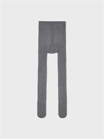 NAME IT 2-Pak Rib Strømpebukser Dark Grey Melange